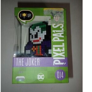 PDP Pixel Pals DC The Joker 014 Light Up Figure 8-Bit Pixel Art 4.5"